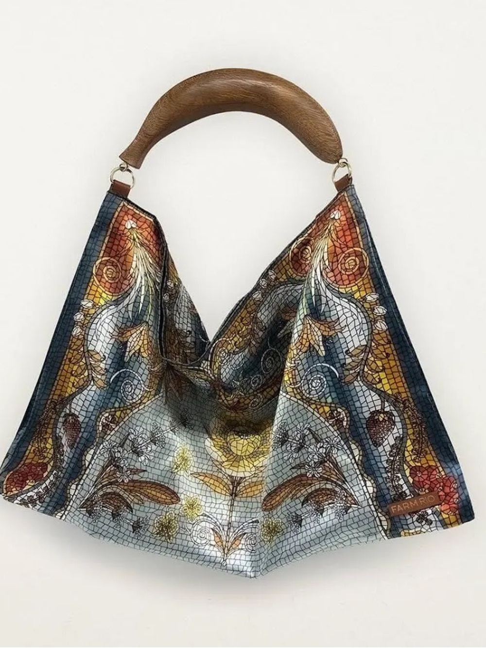 Farm Rio Multicolor Scarf Mini Bag - Picture 9 of 9